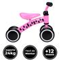 Imagem de Andador Infantil Bicileta De Equilibrio Sem Pedal Quadriciclo Bebê Criança Rosa