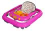 Imagem de Andador Infantil Musical para Bebê com Regulagem Rosa - Tutti Baby