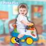 Imagem de Andador Infantil Totoka Plus Com Haste Empurrador Menino Criança Totokinha Brinquedo Cardoso Toys
