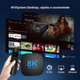 Imagem de Android 13 TV Box Transpeed ATV Quad Core Cortex A53 Dual Wifi Assistente De Voz 8K 4K BT5.0