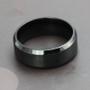 Imagem de Anel Aliança Titânio Preto 8mm Escovado