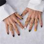 Imagem de Anel Banhado a Ouro 18K com Inicial (A-Z) - Design Moderno