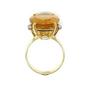 Imagem de Anel Citrino amarelo Natural Oval Ouro 18K K800 09545