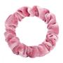 Imagem de Anel de Cabelo Pelúcia Rosa - Elástico de Flanela para Meninas