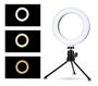 Imagem de Anel De Luz Led Ring Light 16 Cm Tripé Mesa