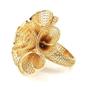 Imagem de Anel de ouro 18k Flor Grande