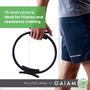 Imagem de Anel de Pilates Gaiam Fitness Circle de 15 polegadas preto leve