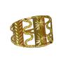 Anel Em Ouro 10k 416 3 Chapas 3 Cores Com Cobrinhas Imagem de Anel Em Ouro 10k 416 3 Chapas 3 Cores Com Cobrinhas