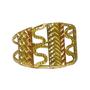 Anel Em Ouro 10k 416 3 Chapas 3 Cores Com Cobrinhas Imagem de Anel Em Ouro 10k 416 3 Chapas 3 Cores Com Cobrinhas