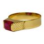 Imagem de Anel Em Ouro 18k 750 Masculino Adulto Pedra