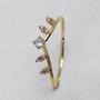Imagem de Anel em Ouro Minimalista com diamonics