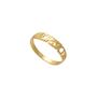 Imagem de Anel Escrito Cristo Folheado em Ouro 18K