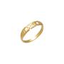 Imagem de Anel Escrito Cristo Folheado em Ouro 18K