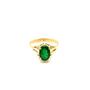 Imagem de Anel Esmeralda Natural Oval Natural Brasil Ouro 18K 01482 K540