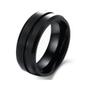 Imagem de Anel Masculino 8mm Tungstênio Preto