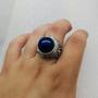 Imagem de Anel Masculino Lapis Lazuli Exclusivo Prata De Lei Bali 23488