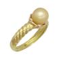 Anel Ouro 18k Pérola Natural 7,1mm Solitário Casamento Noiva - Mv Joias Imagem de Anel Ouro 18k Pérola Natural 7,1mm Solitário Casamento Noiva