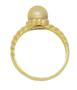 Anel Ouro 18k Pérola Natural 7,1mm Solitário Casamento Noiva - Mv Joias Imagem de Anel Ouro 18k Pérola Natural 7,1mm Solitário Casamento Noiva