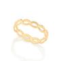 Imagem de Anel Rommanel Skinny Ring Infinitos Folheado a Ouro 512980