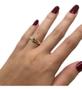 Imagem de Anel Rubi Diamantes Naturais Feminino Ouro 18K K585 07513