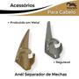 Anel Separador de Mechas Para Tranças e Apliques Regulável Metal Grande Box Braid Nagô - MR. CC Hair Imagem de Anel Separador de Mechas Para Tranças e Apliques Regulável Metal Grande Box Braid Nagô