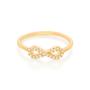 Imagem de Anel skinny ring infinito 18k com zirc  512885 Rommanel