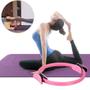 Imagem de Anel Tonificador Arco Pilates Yoga Flexível Fitness Treino Circulo Mágico Colorido Reabilitação Fisioterapia