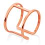 Imagem de Anel West Coast Jewelry ELYA Cuff em aço banhado a ouro rosa