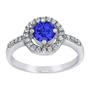 Imagem de Anel West Coast Jewelry Montana Blue CZ Sterling Silver