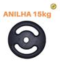 Imagem de Anilha 15Kg Mega Premium Ferro Fundido Pintada Academia/Casa