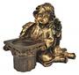 Imagem de ANJO de Resina Dourado com Base CASTICAL