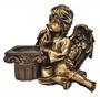 Imagem de ANJO de Resina Dourado com Base CASTICAL