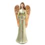 Imagem de Anjo Decorativo Castiçal Cor Dourado 28Cm Altura