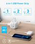 Imagem de Anker Power Strip 20W USB-C 321 - 3 Tomadas + Cabo de 1,5m - Pacote com 2