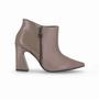 Imagem de Ankle Boot Silvana Salto Alto Taupe