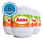 Imagem de Anne 500 kit com 6 novelos branco - Círculo.S.A