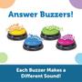 Imagem de Answer Buzzers Learning Resources: conjunto gravável de 4