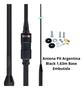 Imagem de Antena Argentina PX Viúva Negra Black Steelpar Com Base Prolongada e Bobina Central