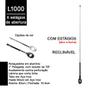 Imagem de Antena Corta Pipa Cb 300r 6 Estágios Retrátil Guidão Aço Inox