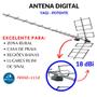 Imagem de Antena Digital Externa 4K Yagi para TV Longo Alcance - Alta Ganho e Potencia 18 Dbi - Proeletronic PROHD-1118