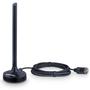 Imagem de Antena digital hdtv cabo com 2,5 metros conector f macho vhf/uhf/fm/hdtv/4k dtv-100p - AQUARIO