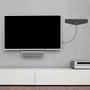 Imagem de Antena Digital Interna Fit, 4K HDTV UHF VHF FM, 6dB de Ganho, Cabo 2,5 metros, Fina, Preta, HDTVSLIM50, ELG