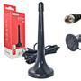 Imagem de Antena Digital Televisão 4K tv Interna Fio 3m Base Imã Uhf atacado Premium - TOMATE