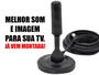Imagem de Antena Digital Universal Hd Para Tv Samsung LG Smart Led Lcd 4k 3d Int/ext Uhf 4 em 1