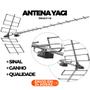 Antena Digital Yagi Externa 4k Alto Ganho Longo Alcance PROHD-1118 - Pro Eletronic Imagem de Antena Digital Yagi Externa 4k Alto Ganho Longo Alcance PROHD-1118