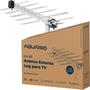 Imagem de Antena Externa Tv Log Digital 20 Elementos 4k Vhf Uhf Hdtv Lu-20 Aquário