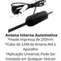 Imagem de Antena interna Automotiva Universal para-brisa bom funcionamento para AM e FM