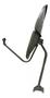 Imagem de Antena Parabólica Century Original Cinza Bipartida Ku Midia 60cm Box  Midiabox B7 Completo Com LNBF