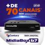 Imagem de Antena Parabolica Com 02 Receptor Midia Box B7 Completa