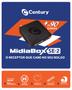 Imagem de Antena Parabólica Digital Century 60cm Banda Ku, Midiabox SE2 Kit Completo